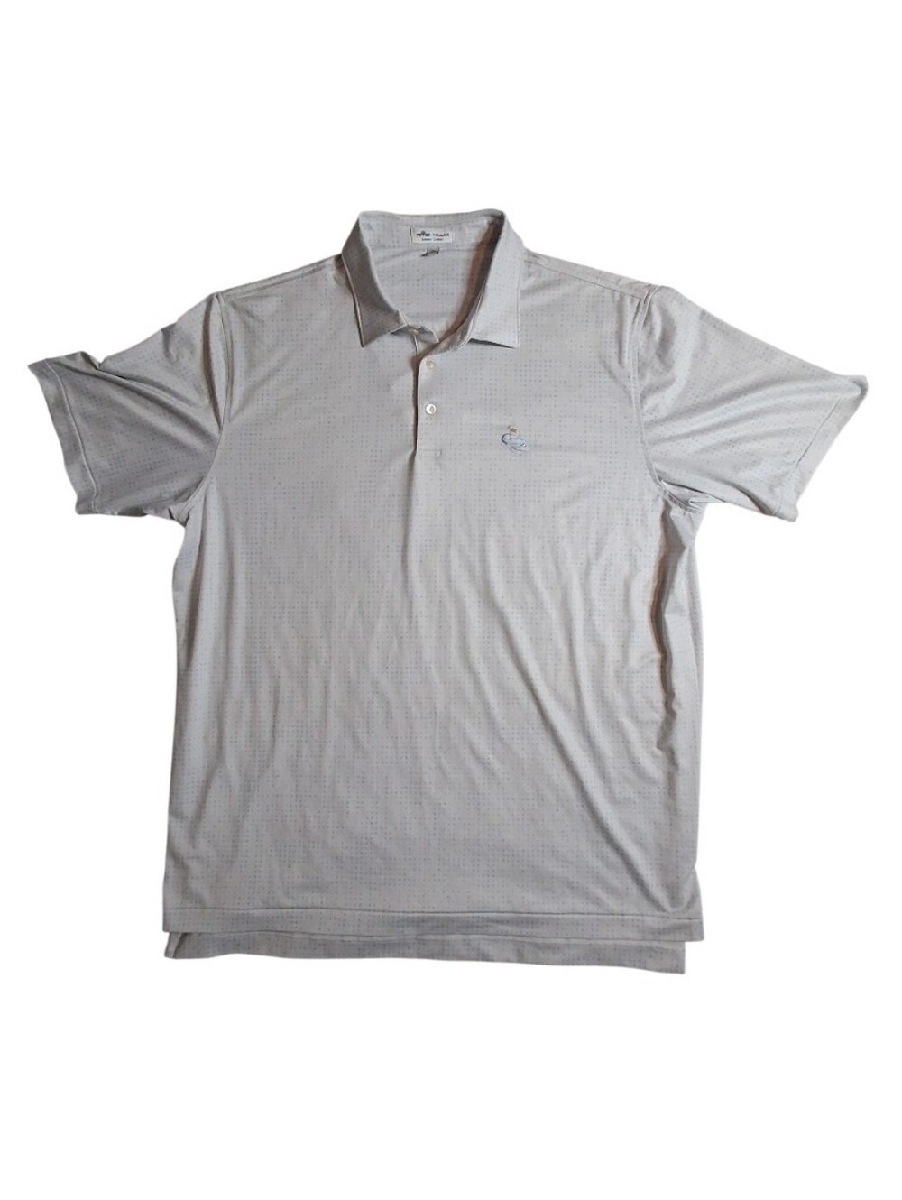 Peter Millar Polo Shirt Mens XL White Summer Comfort Word